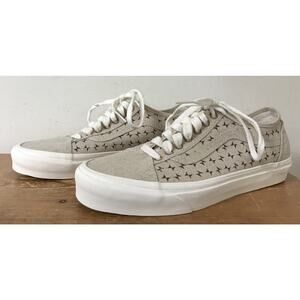 Vans Eco Theory Beige Cotton Hemp Off The Wall Low Top Sneakers Shoes 9 Womens